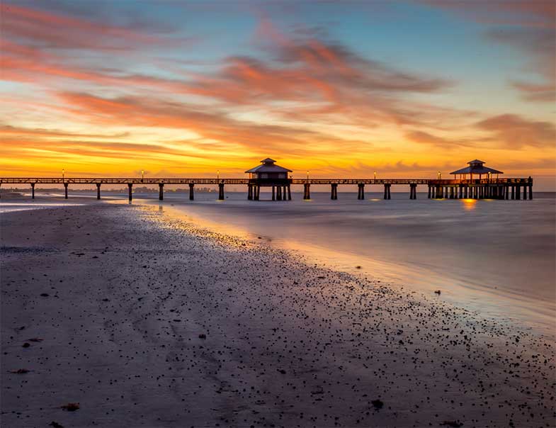 Fort Myers Pier at Dawn