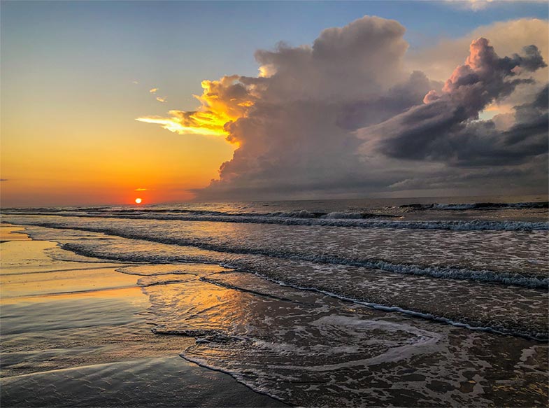 Crystal Beach Sunrise, Texas