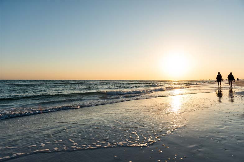 Sarasota, Florida, Beach Sunset