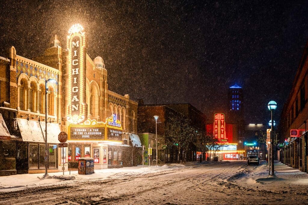 Ann Arbor, Michigan, Snowstorm