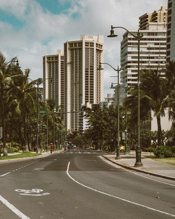 Hotel Buildings, Waikiki, Hawaii